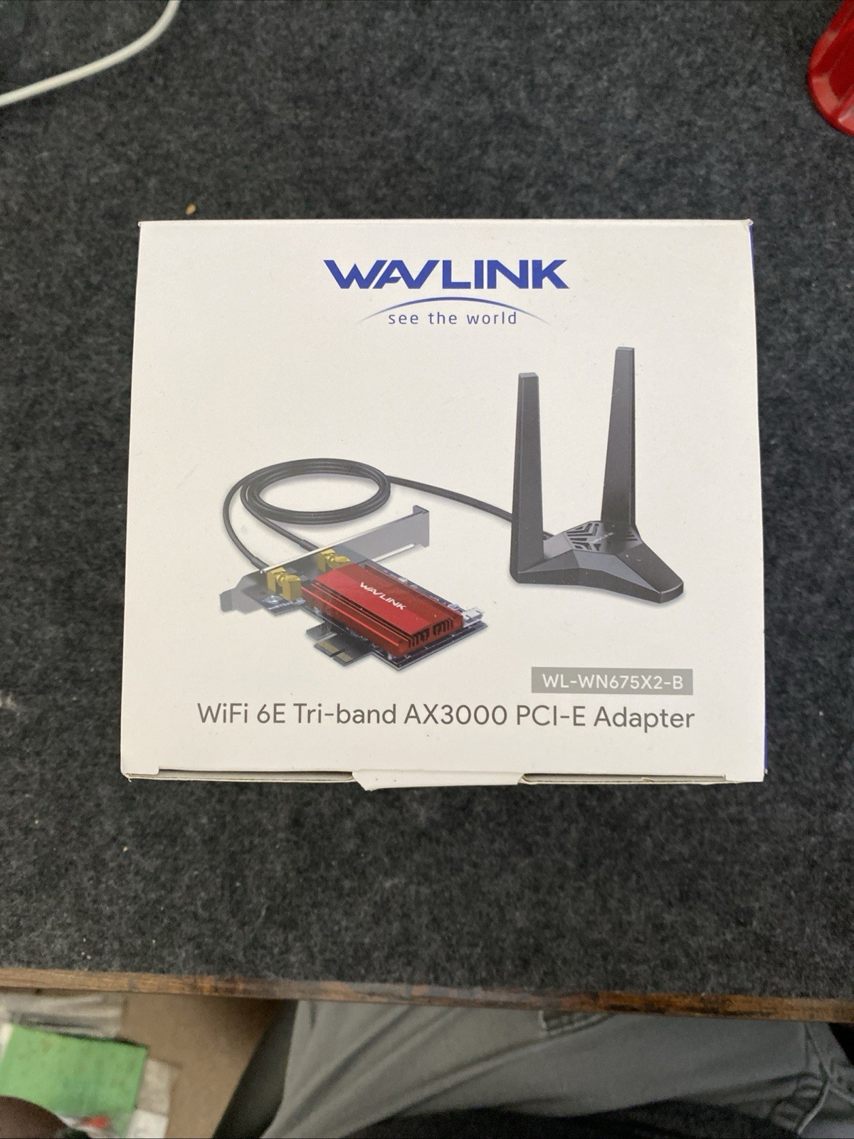 WiFi 6E Tri-Band AX3000 PCI-E Adapter Wavlink
