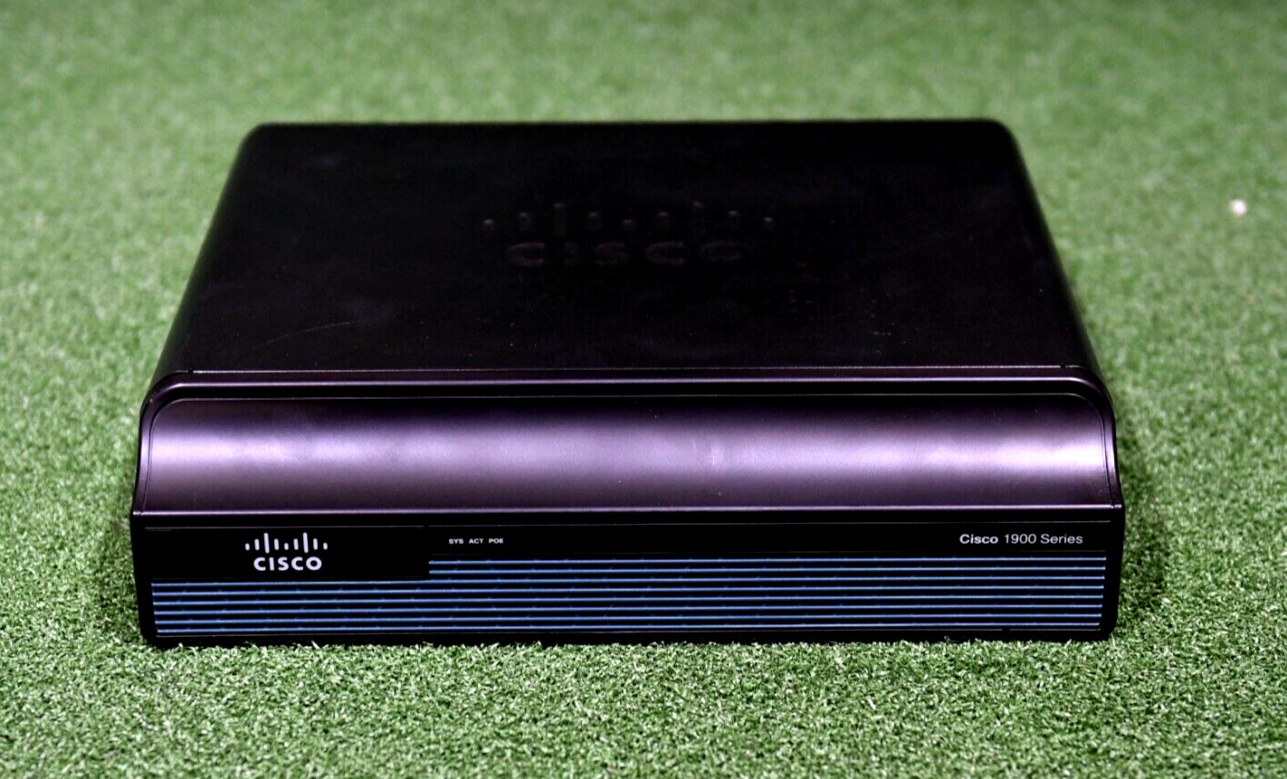 Cisco 1941 CISCO1941/K9 Integrated Services Router IOS15 w/ HWIC-4ESW - 1YrWty 