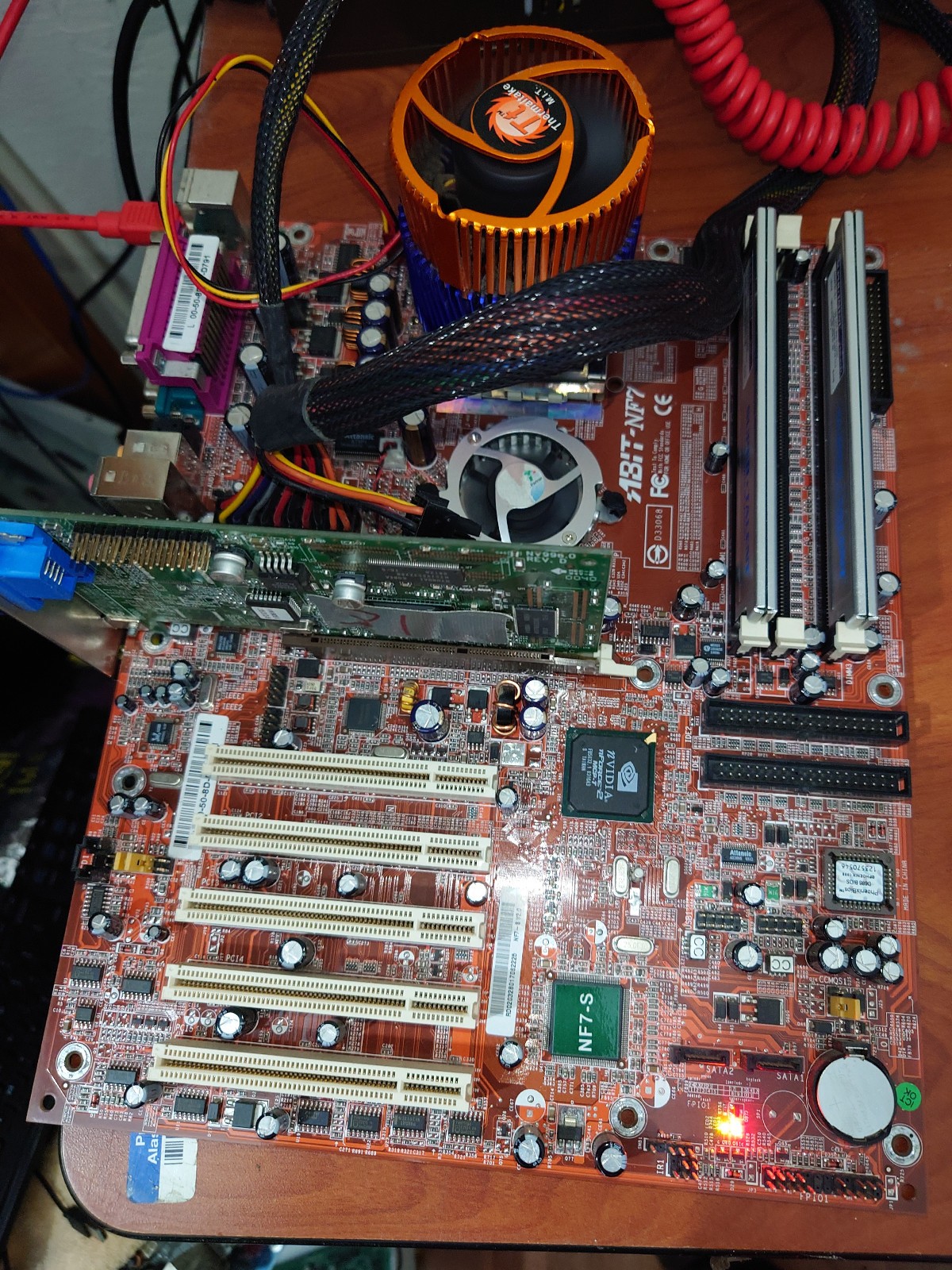 Abit NF7 Motherboard + AMD Athlon XP 3200+ CPU + 2GB DDR PC3200 RAM Bundle