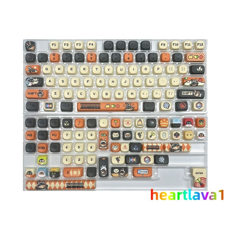 Zenless Zone Zero Bangboo Keycaps PBT KOA Keycaps for MX Mechanical Keyboard