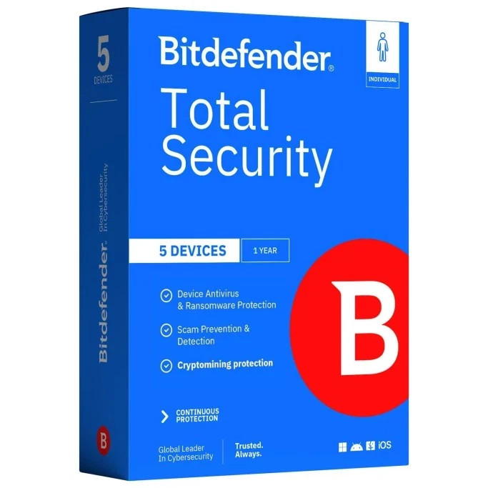 Bitdefender Total Security 2026 – Complete Antivirus and Internet Security Suite
