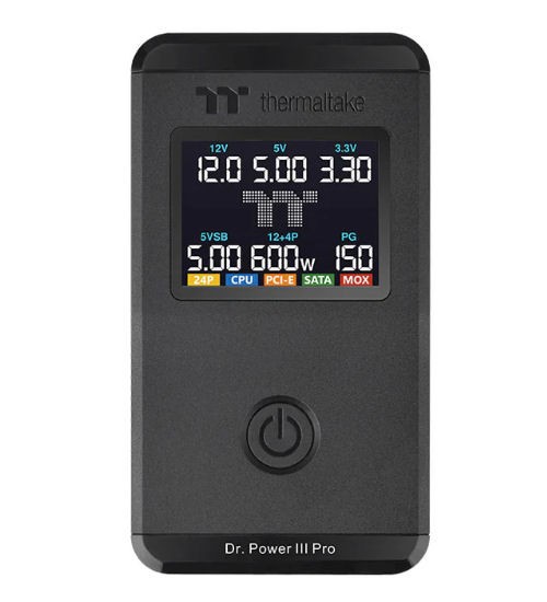Thermaltake Dr. Power III Pro LCD Display Power Supply Tester, AC-083-OO1NAN-A1