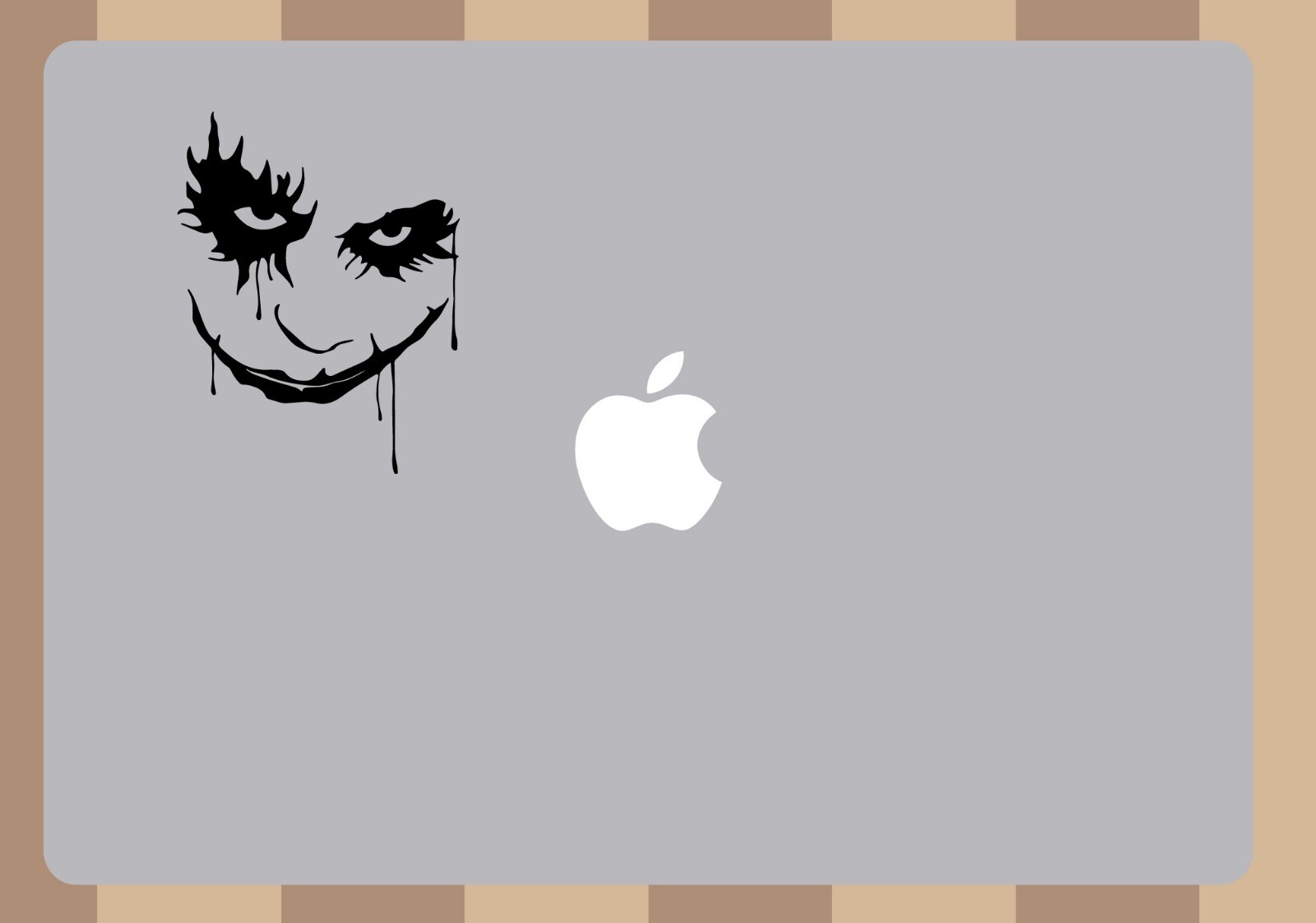Joker Face Decal for Computer or Bumper Sticker Joker Car Window Decal Batman