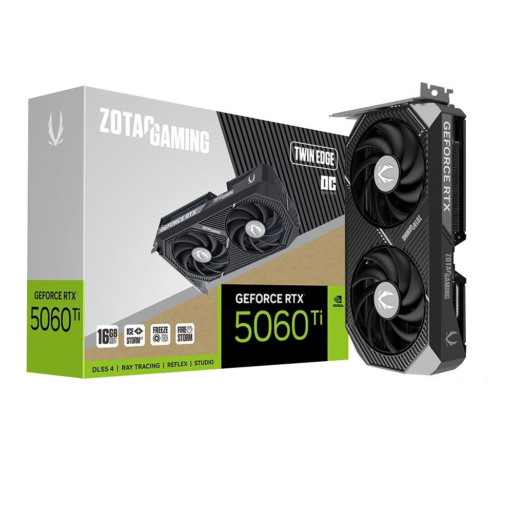 Zotac NVIDIA GeForce RTX 5060 Ti 16GB Twin Edge PCIe 5.0 Graphics Card SEALED