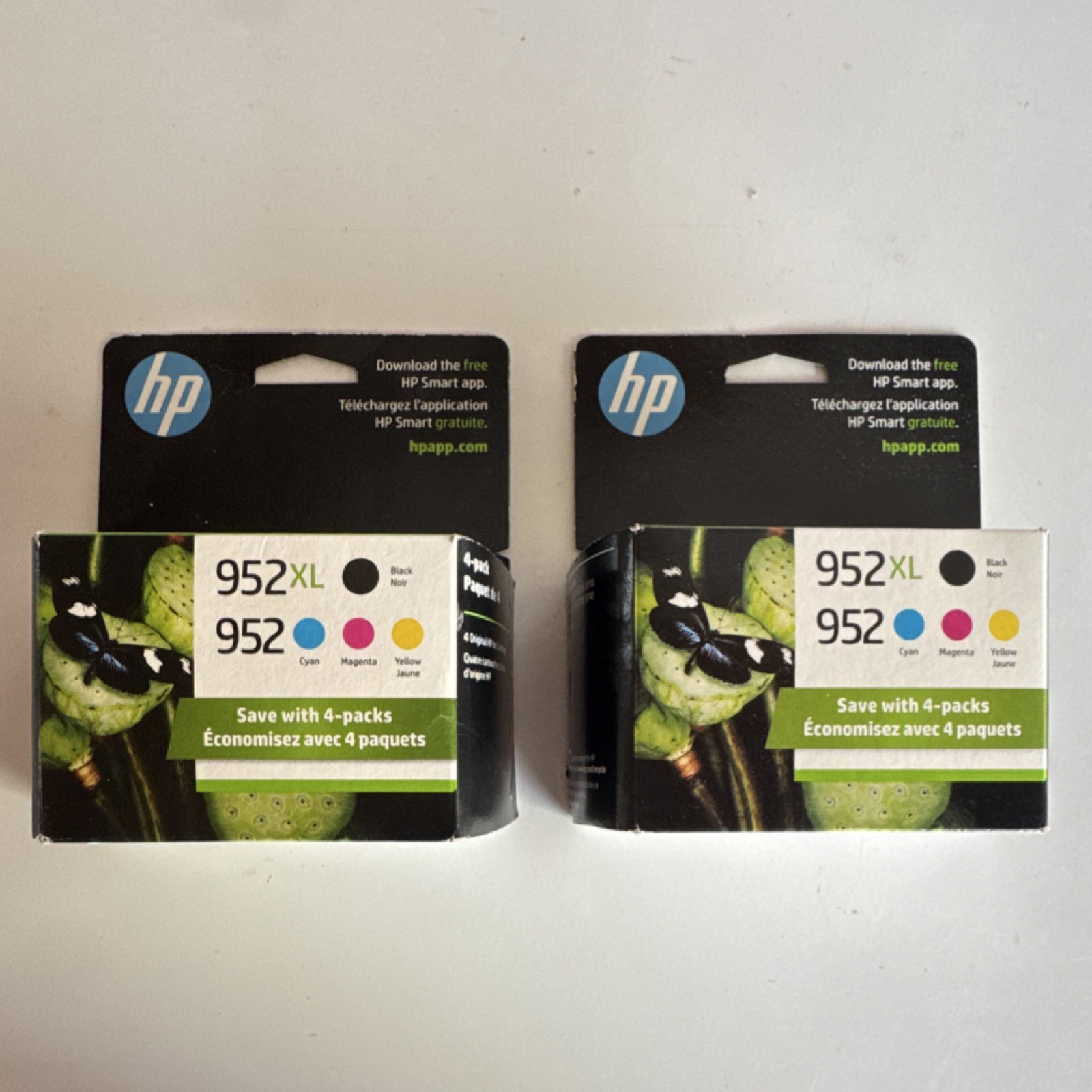 HP Genuine 952XL 952 Ink Cartridge Set Black Cyan Magenta Yellow OfficeJet Pro