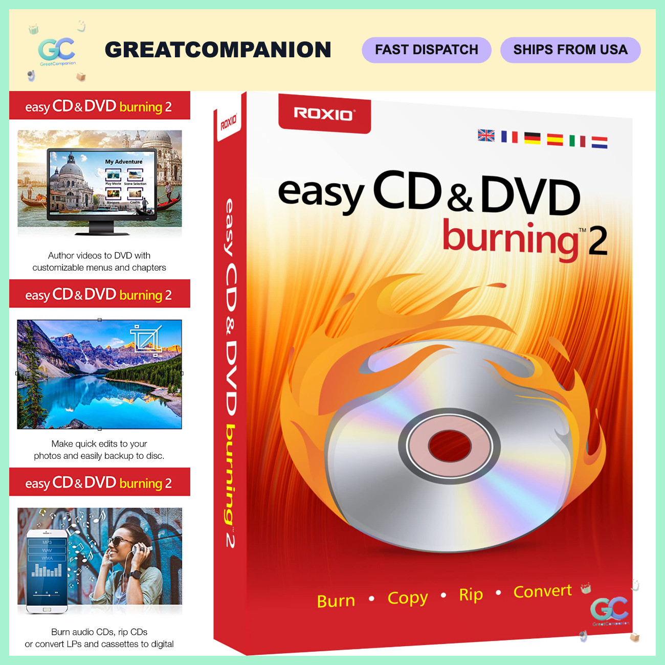 Easy CD & DVD Burning Software | Disc Burner & Video Capture Tool for PC
