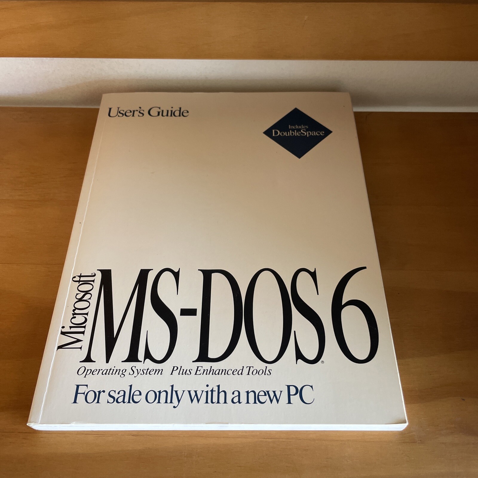 Vintage Microsft MS-DOS6 Operating System Plus Enhanced Tools User’s Guide 1993