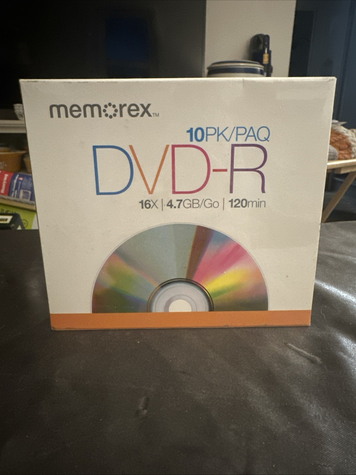 Bundle 9 Memorex DVD-R 4.7GB 120min 16x Slim Cases & 1 Philips CD-R 700MB 80min