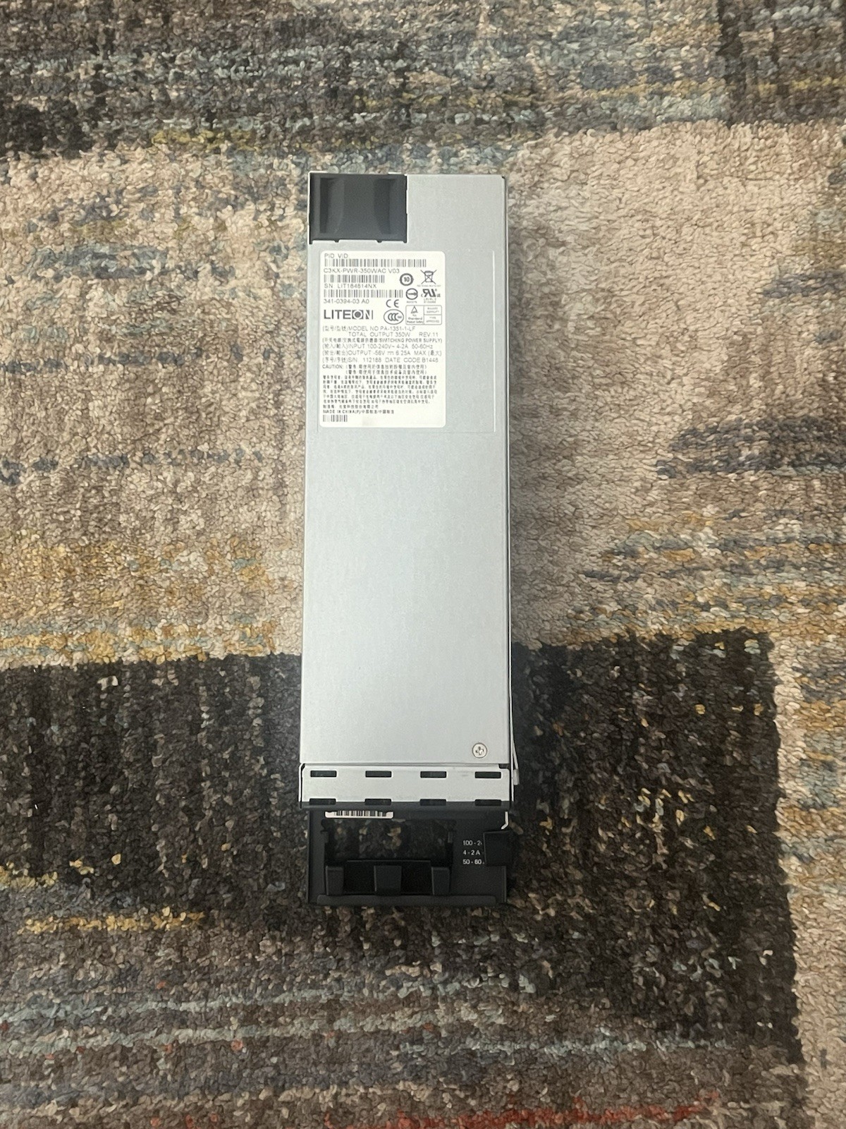 Cisco C3KX-PWR-350WAC 350W AC Power Supply