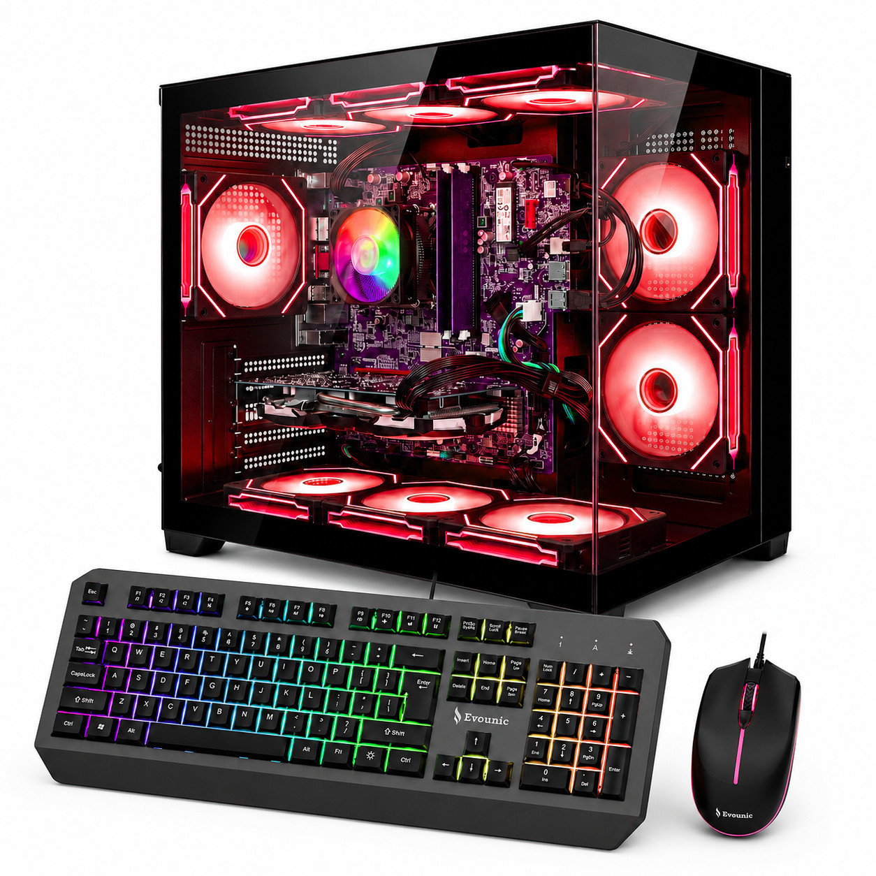 Gaming PC Desktop Computer i7-12700KF RTX 3050 32GB RAM 1TB SSD Win 11 WiFi6