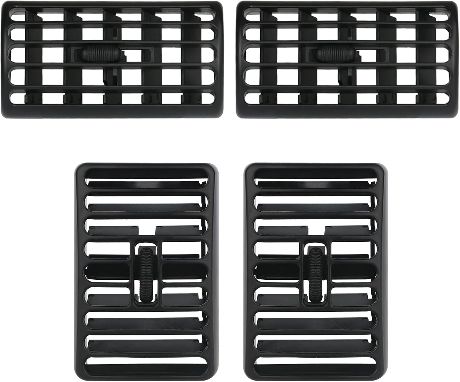 4PCS Center Console Air Vent Grille for Jeep Wrangler TJ 1997-2006 Jeep