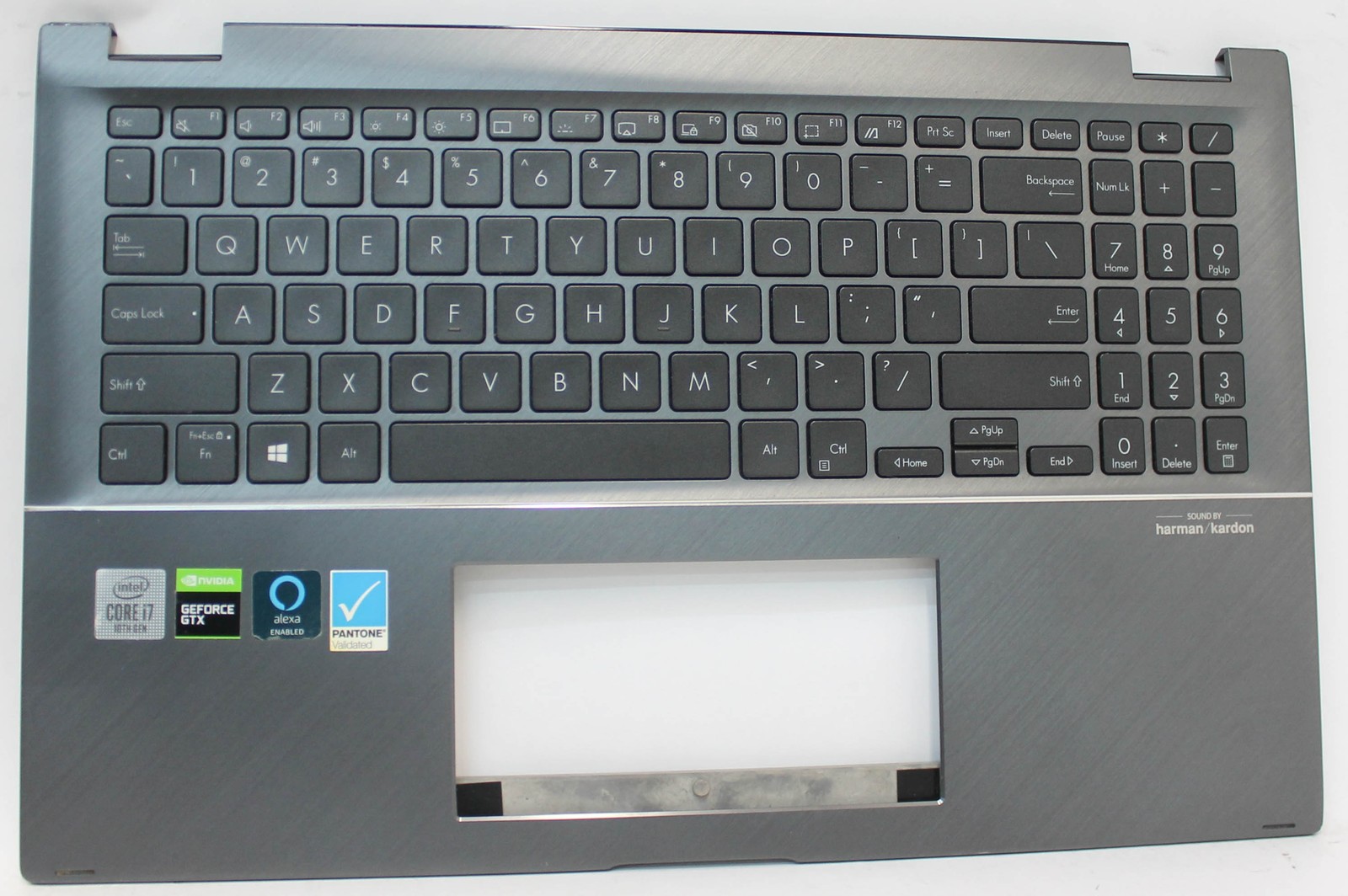 90NB0NT1-R32US0-B ASUS Palmrest w/Backlit US Keyboard & Touchpad Grade A