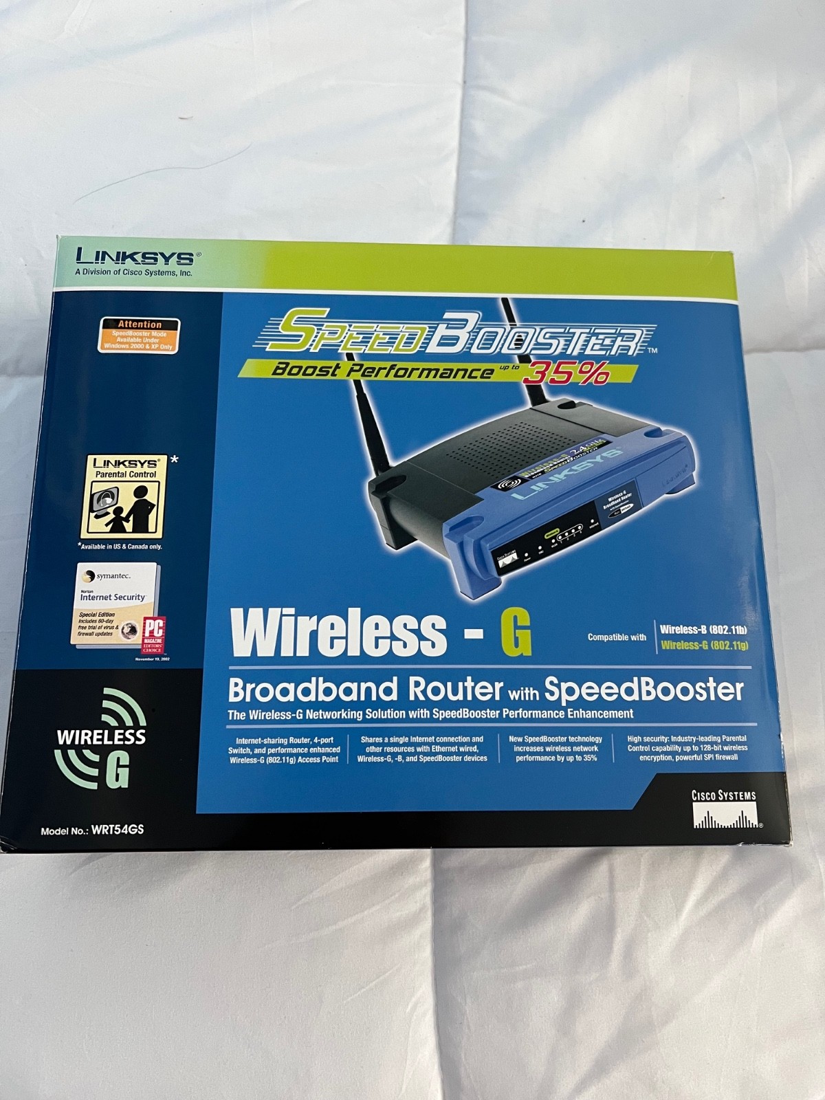 Linksys Broadband Router with Speed Booster