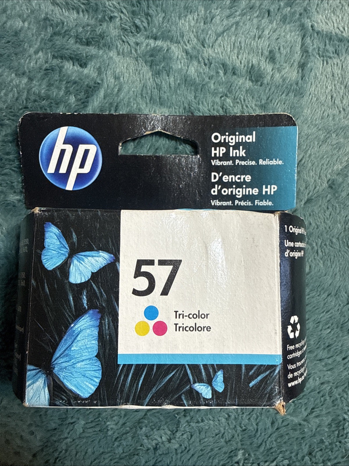 Hp 57 C6657AN Tri-Color Inkjet Print Cartridge Exp: Dec 2021