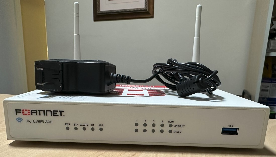 Fortinet FortiWiFi 30E Network Security Firewall - White (FWF-30E)