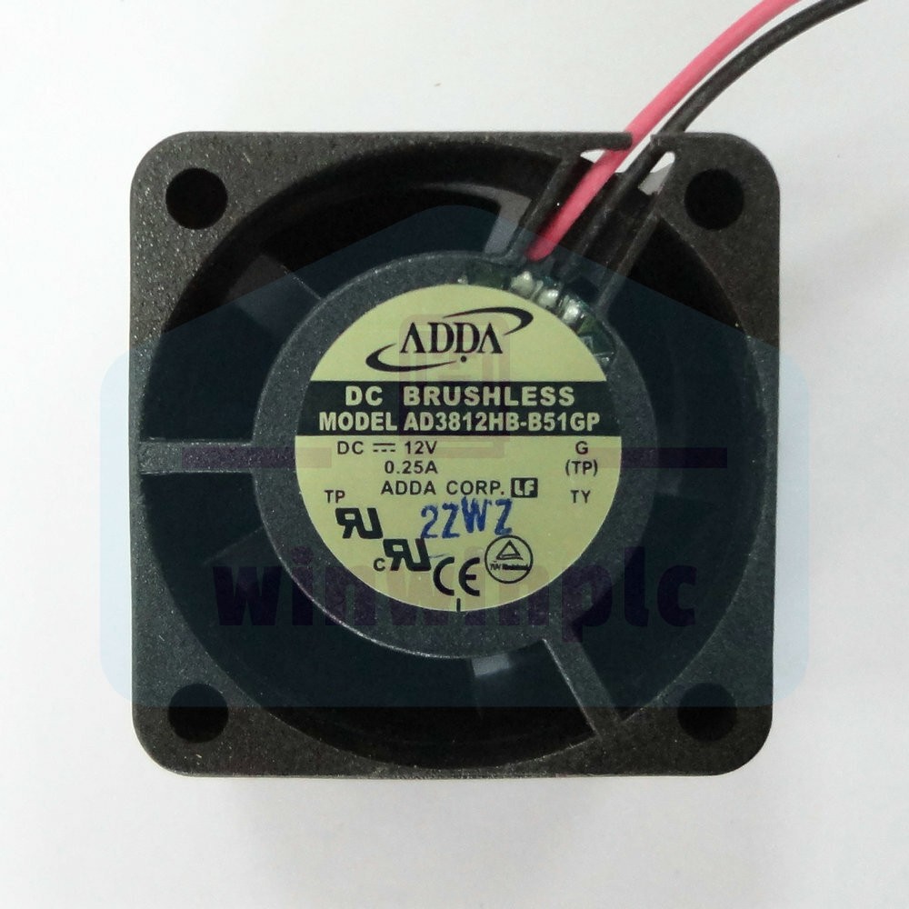 ADDA AD3812HB-B51GP 3828  DC 12V 0.25A 2 wire computer  cooling fan