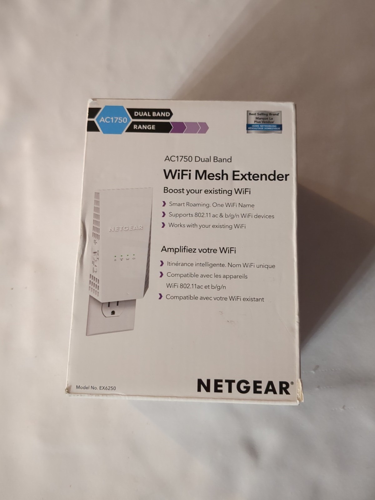New NetGear WiFi Mesh Range Extender AC1750 | EX6250 - 100CNS Open Box