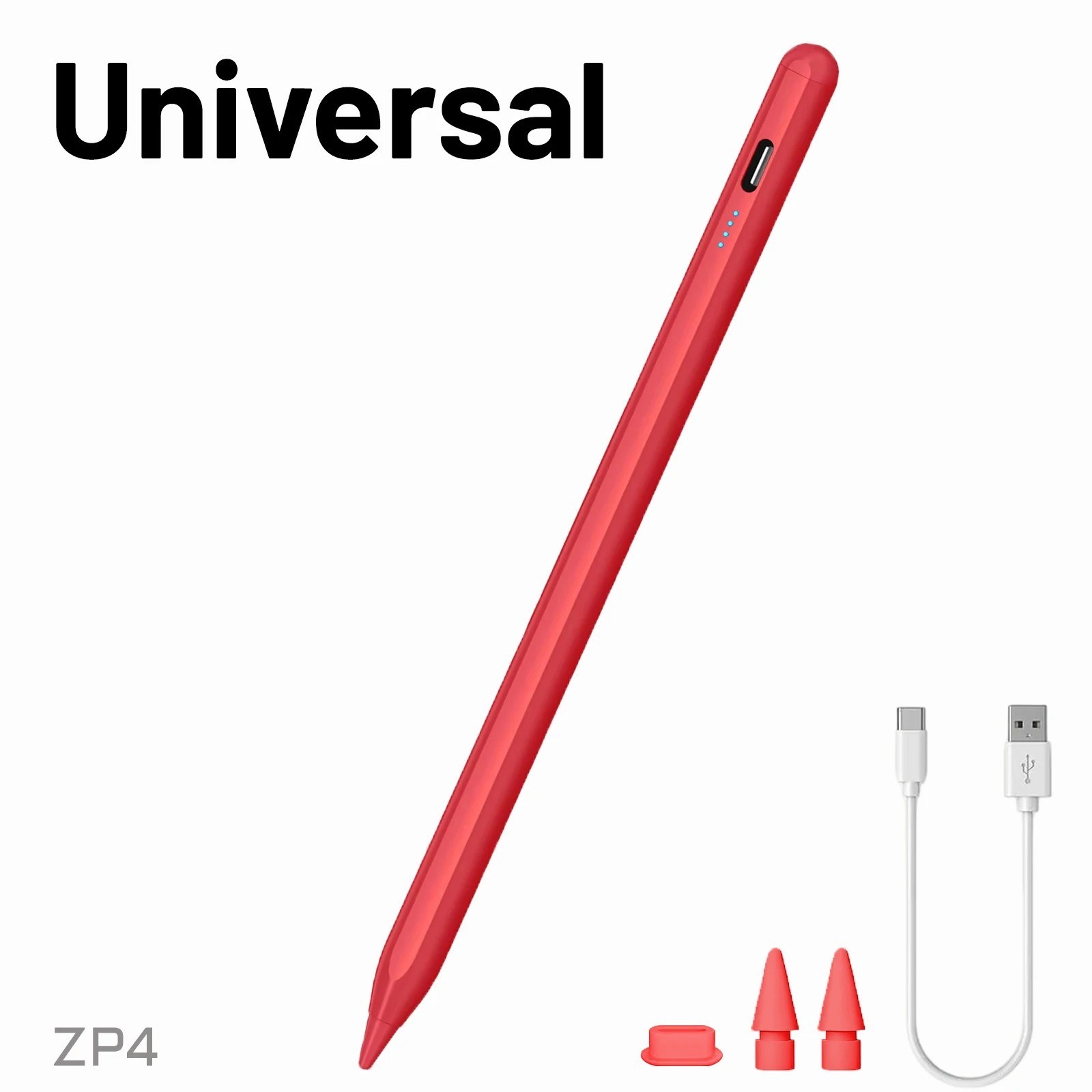 Universal Capacitive Stylus Pen Rechargeable Battery Metal Touch Screen Pen