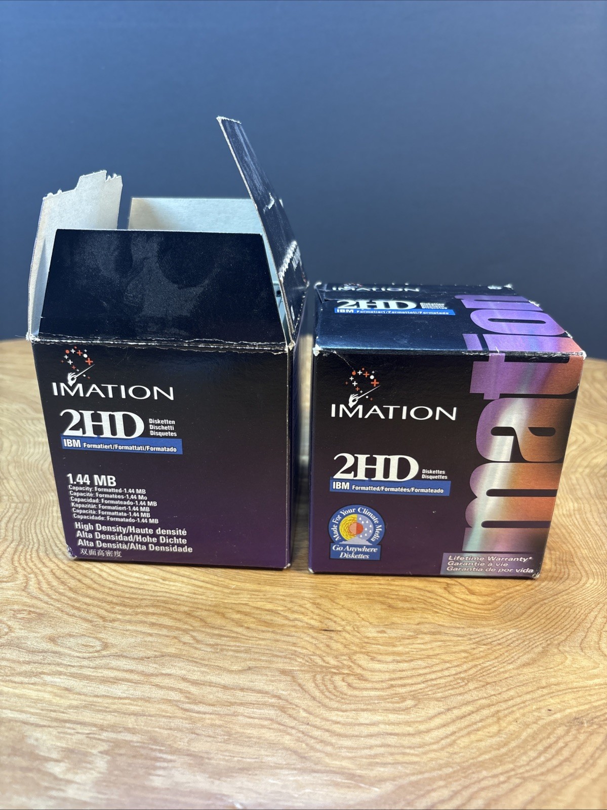 Imation 3.5 In Diskettes (2)25 Pack lot  IBM Format  1.44MB 2HD Two Missing (48)