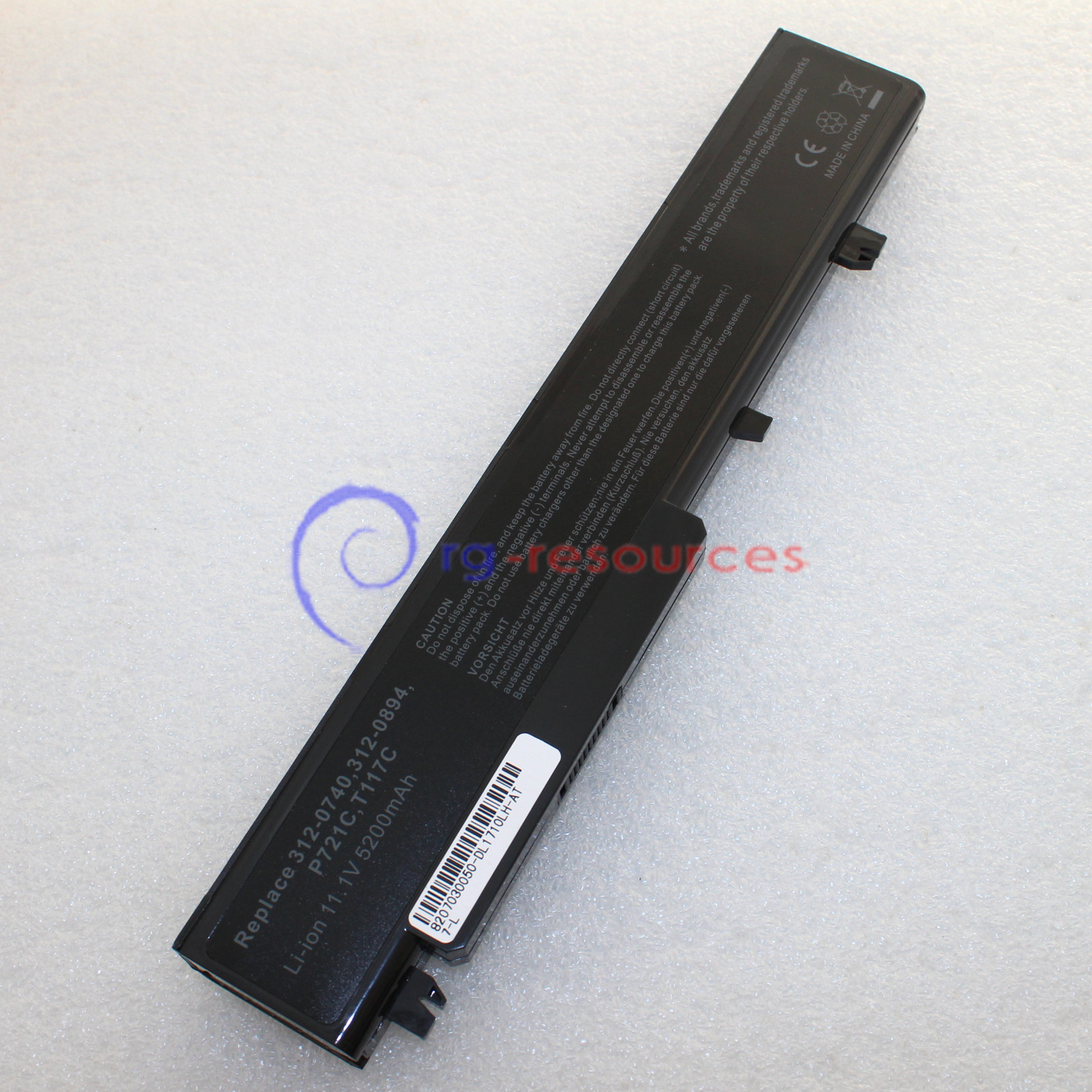 NEW Battery For Dell T118c T117c Vostro 1720 1710 PP36X laptop 6 Cells 5200mAh