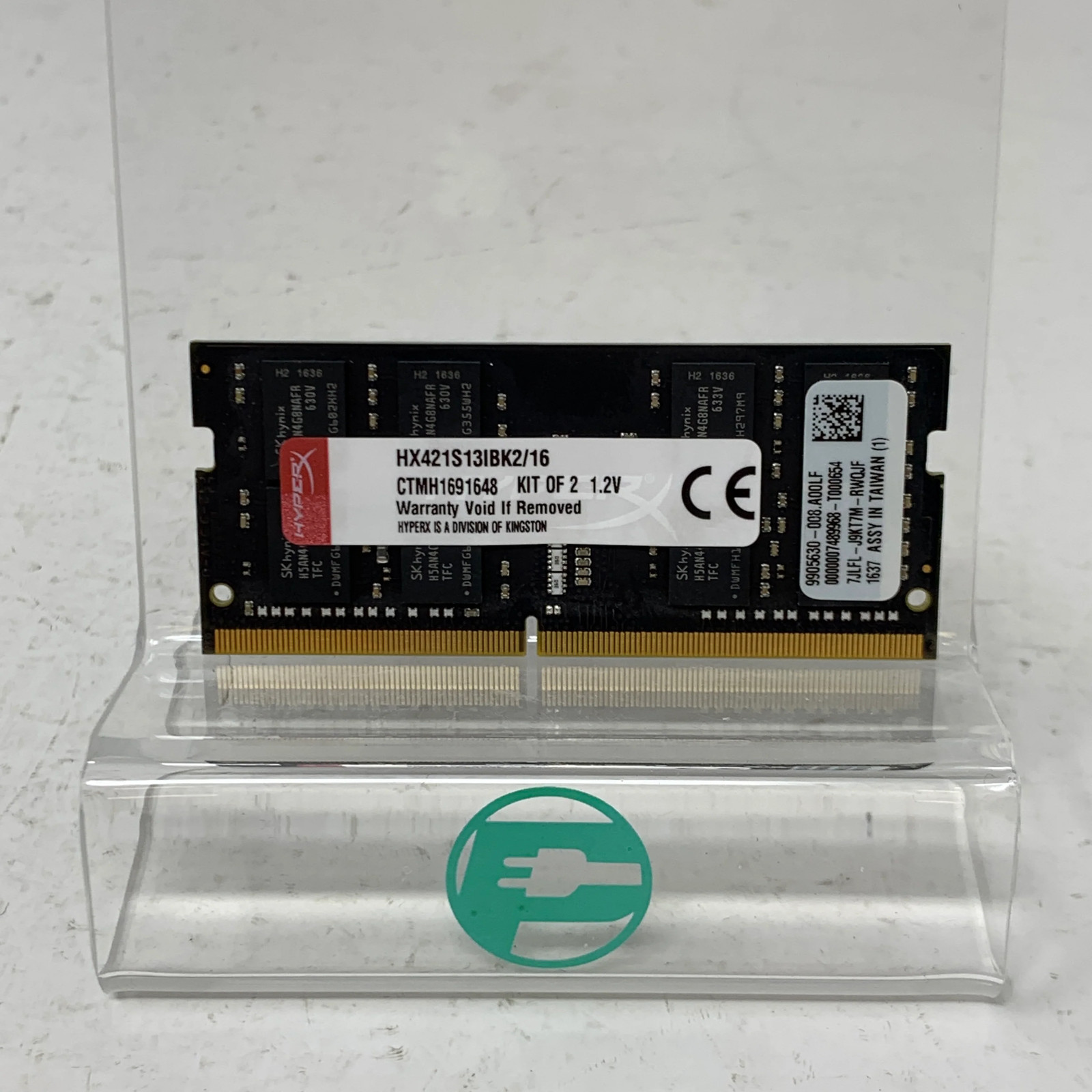 Kingston HyperX Impact 8GB DDR4 2133MHz SODIMM Laptop RAM HX421S13IBK2/16