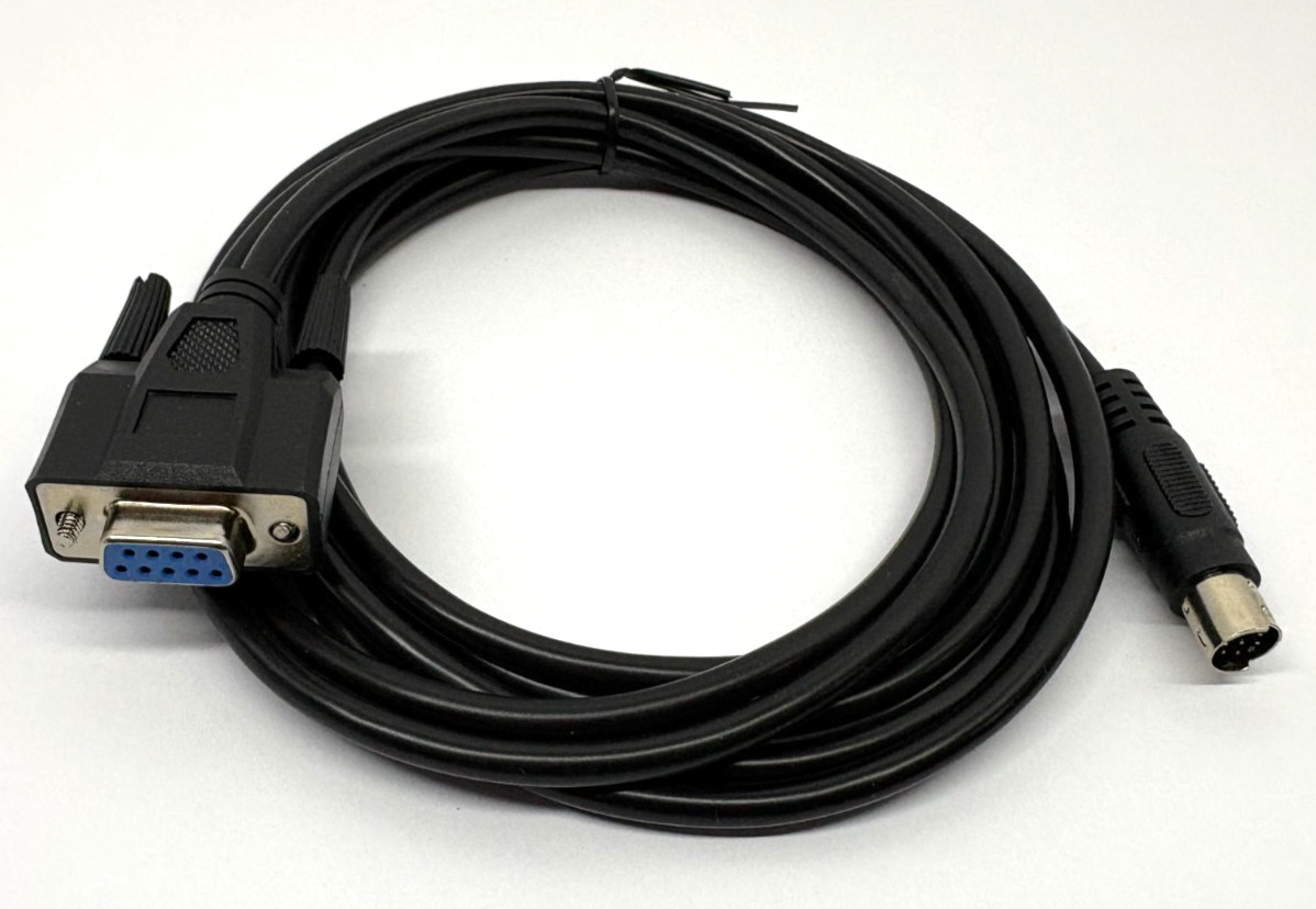 DB9 9 Pin Male to Mini Din 8 Pin Male Connector Cable Converter 2.8M 2 Pcs