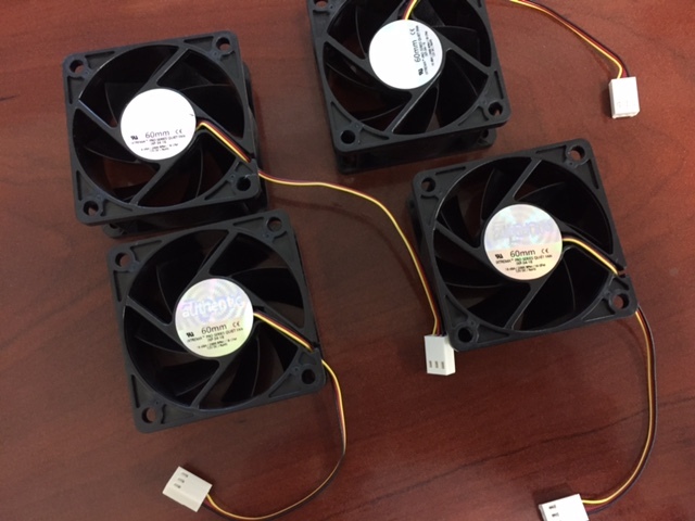 Silent Computer Fan SilenX 60mm [Pack of 4] 16dBA 2000RPM 18CFM IXP-34-16-OEM