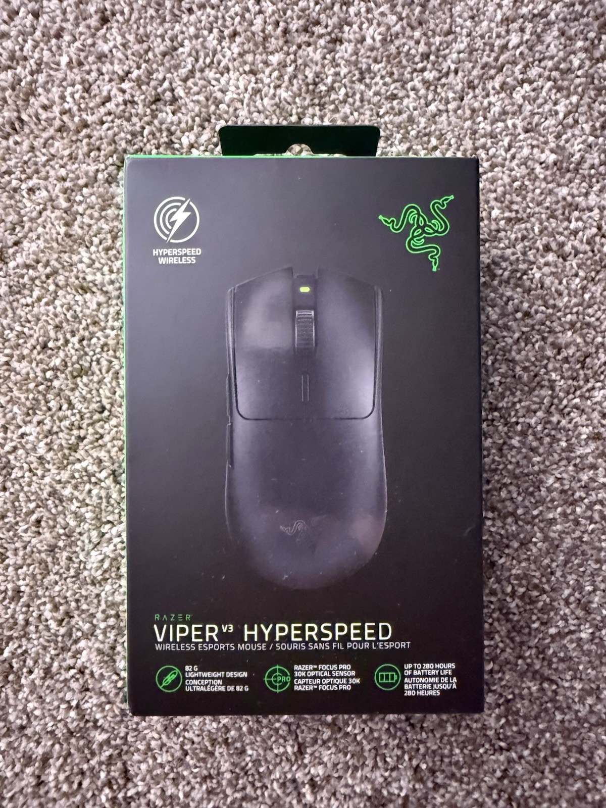 Razer Viper V3 HyperSpeed wireless gaming mouse