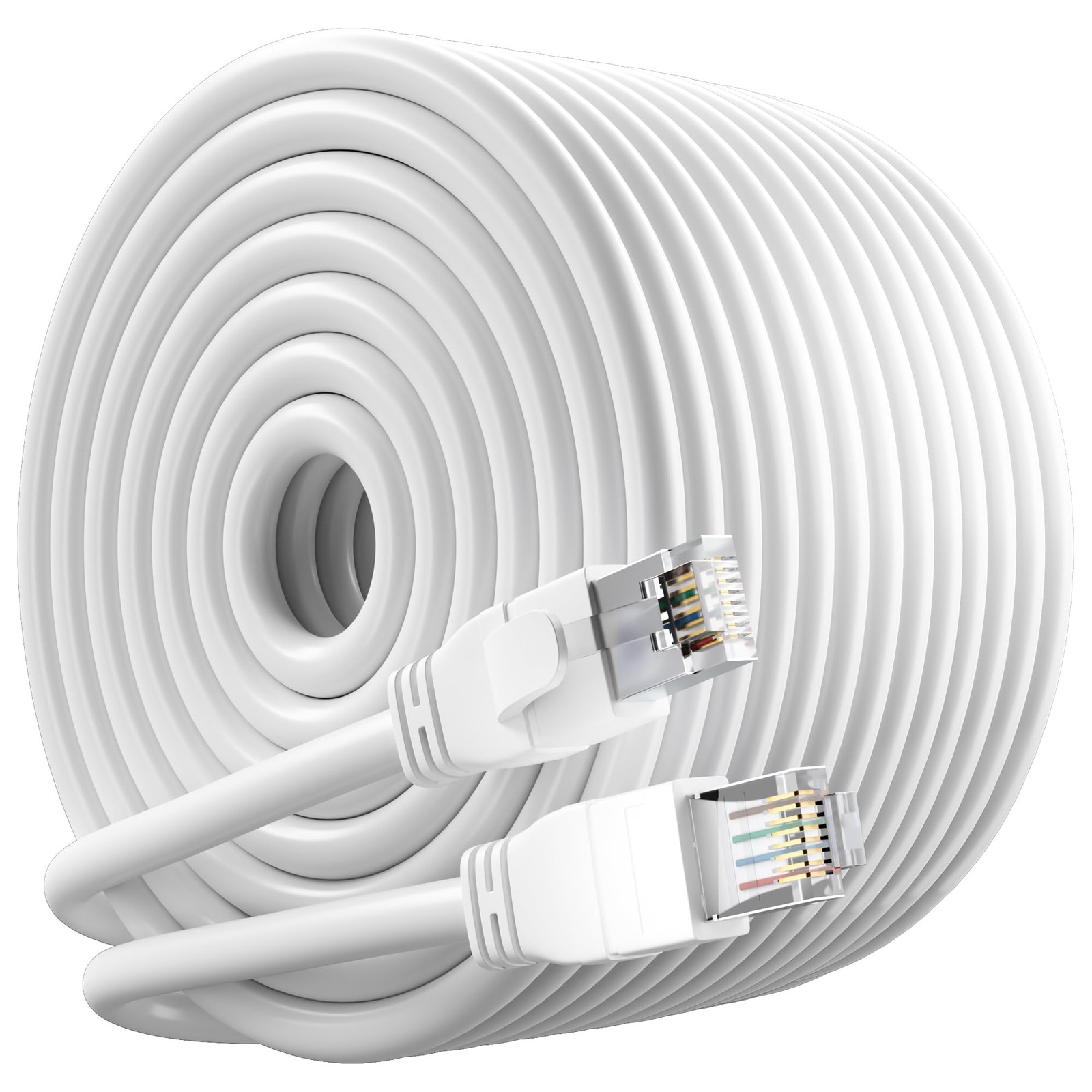 FTP Shielded Cat 6 Outdoor Ethernet Cable 300 FT, 10Gbps 550MHz 23AWG OFC Pur...