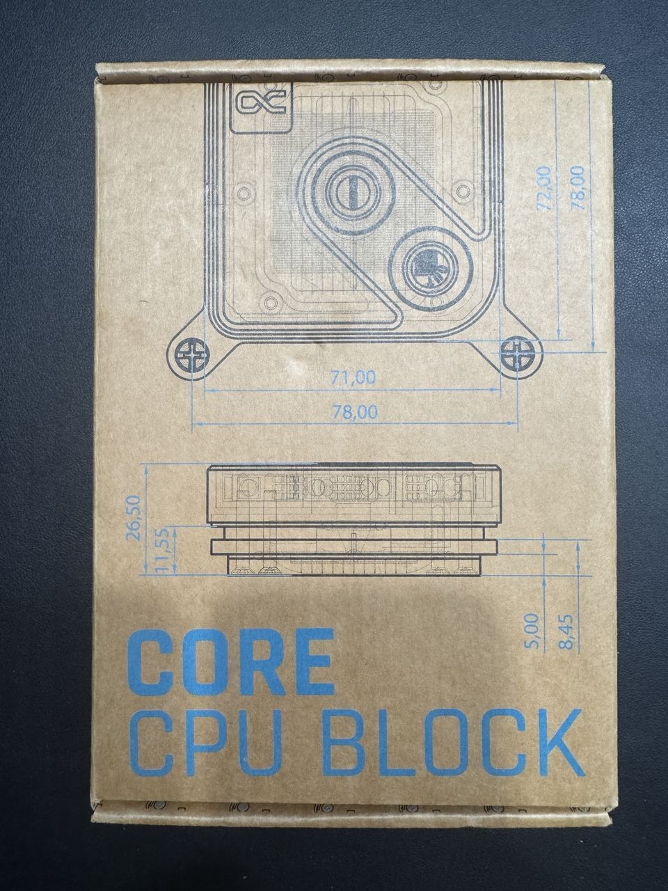Alphacool Core 1 Carbon CPU Water Block 13770