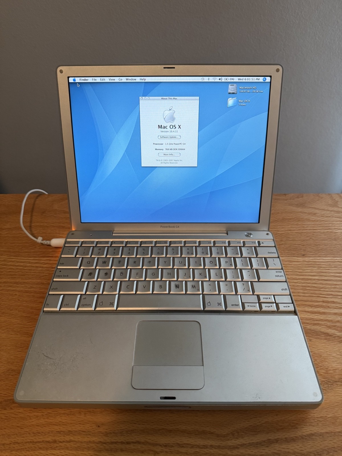 Apple PowerBook G4 12” 1.5ghz A1104