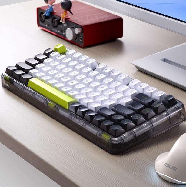 Original ASUS KD201 Jelly 75 Wireless Bluetooth Triple-mode Mechanical Keyboard