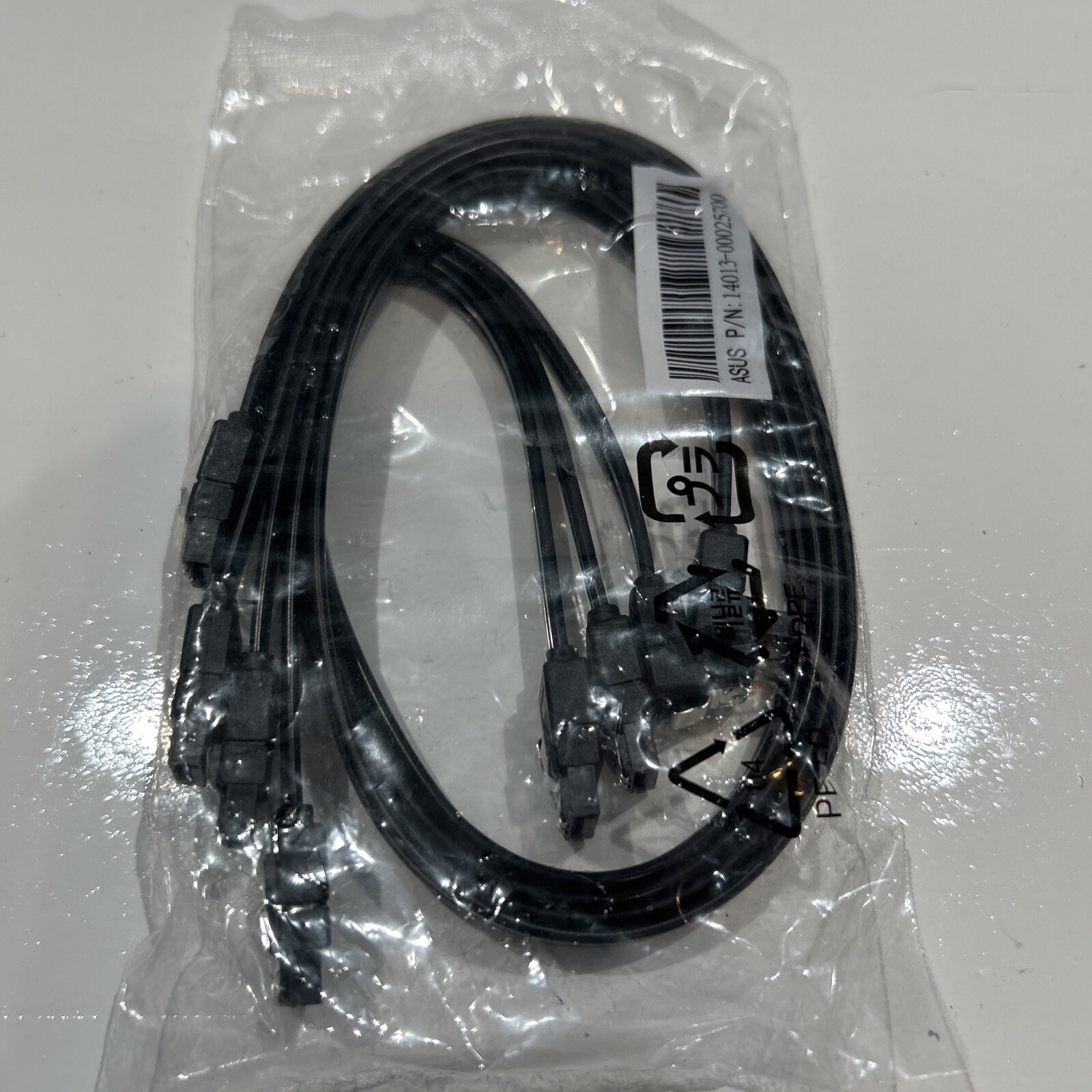 4x Asus 17 11/16in SATA III Hard Drive Cable 6Gbps HDD 14013-00025700