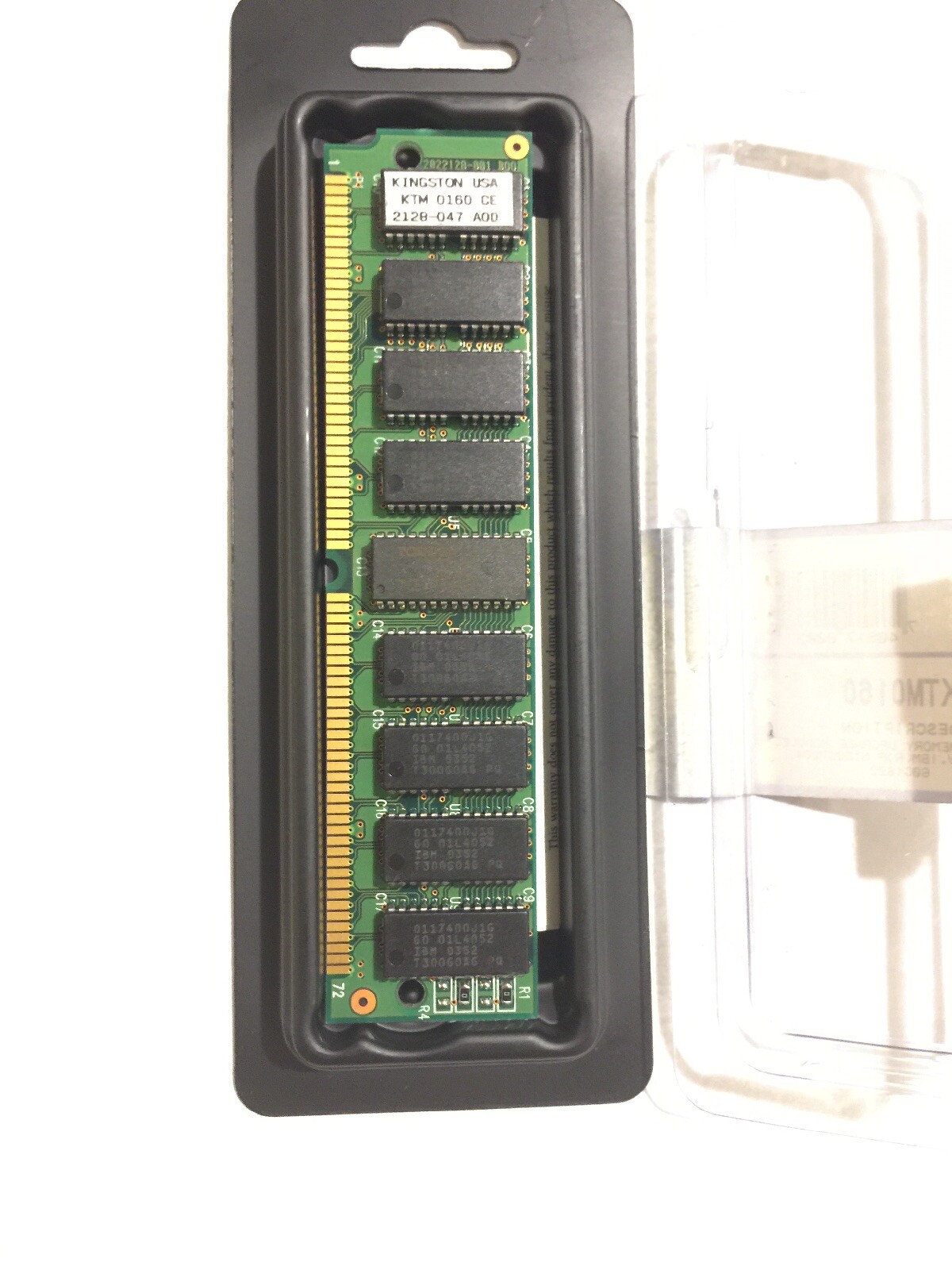 NEW Kingston 16MB FPM PARITY 60NS SIMM 72-PIN 4X36 Memory KTM0160 7308 Fast Page