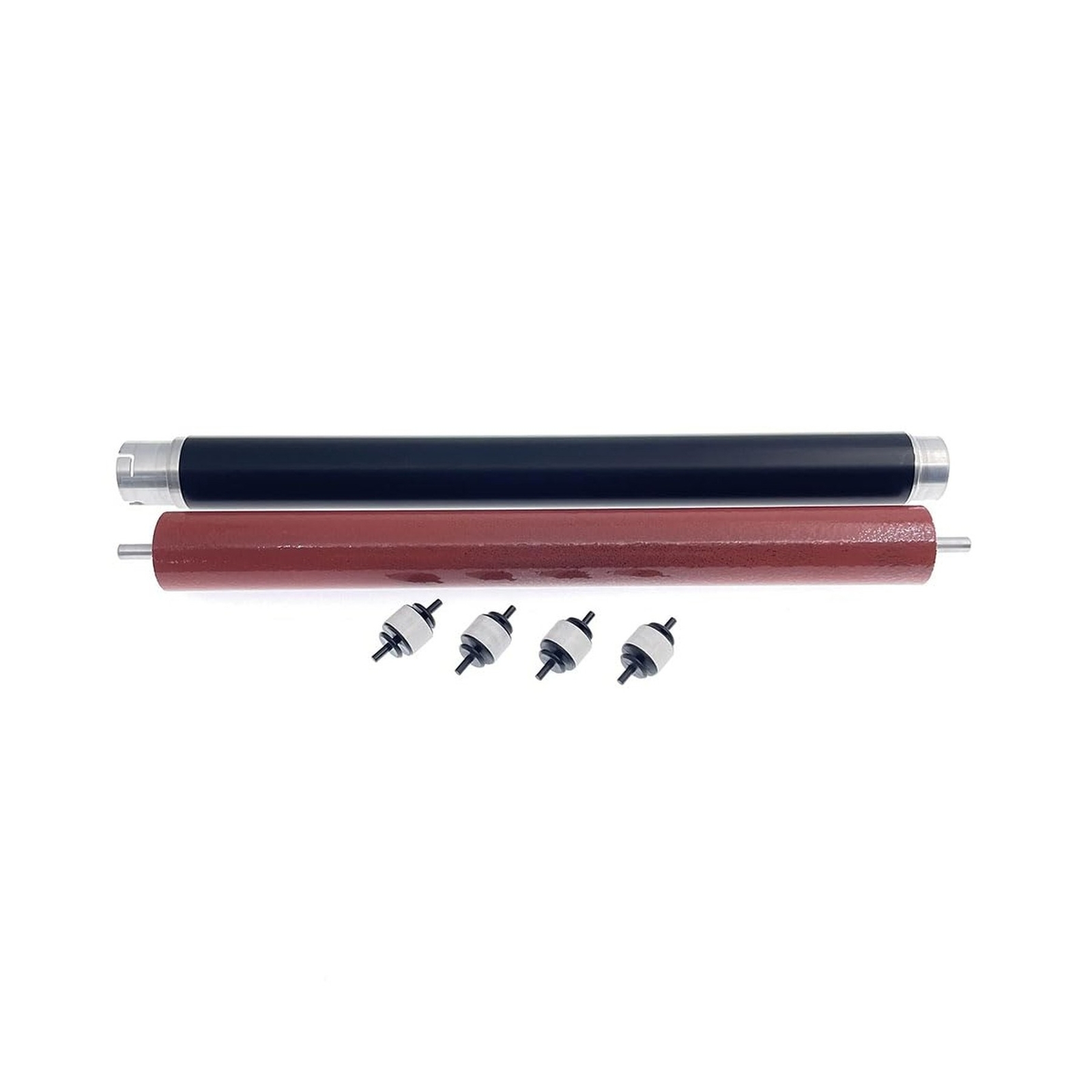 Fuser Upper Heat Roller Lower Pressure Roller Cleaner Pinch Roller Compatible...