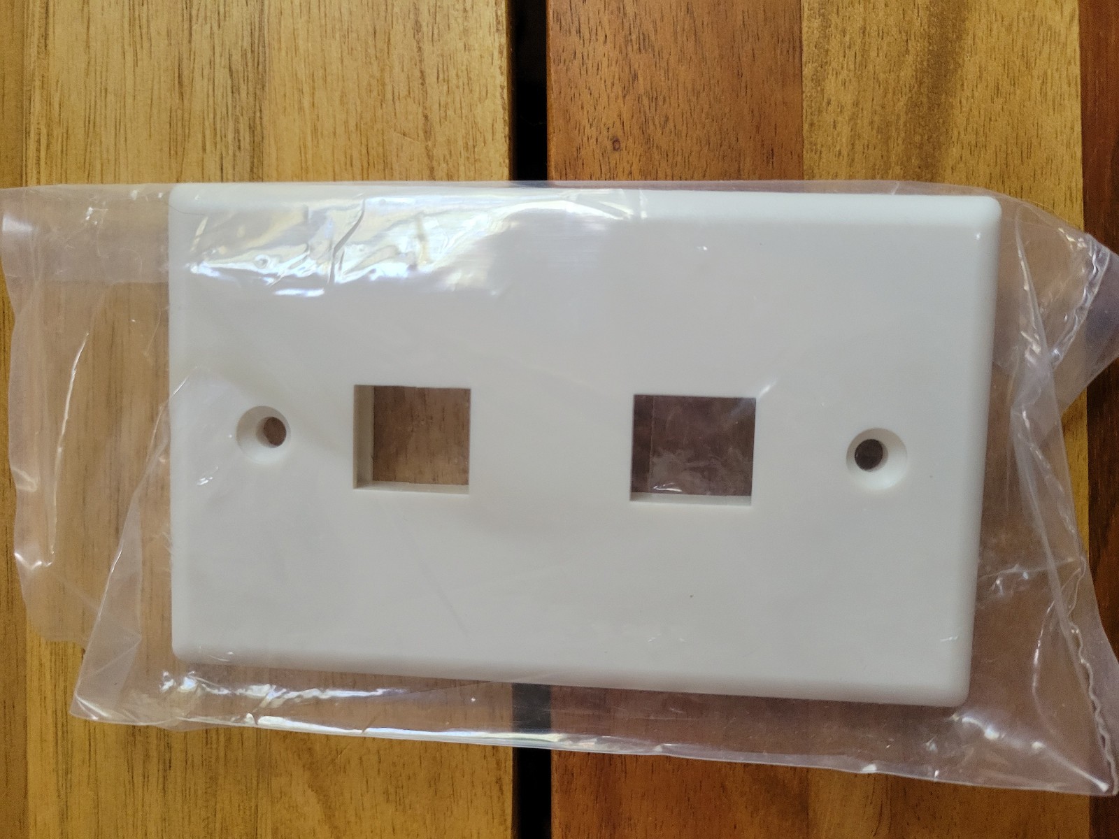 30 Pack - 2 Port Wall Plate Keystone RJ45 Cat6 Cat5e Insert Jack White WallPlate
