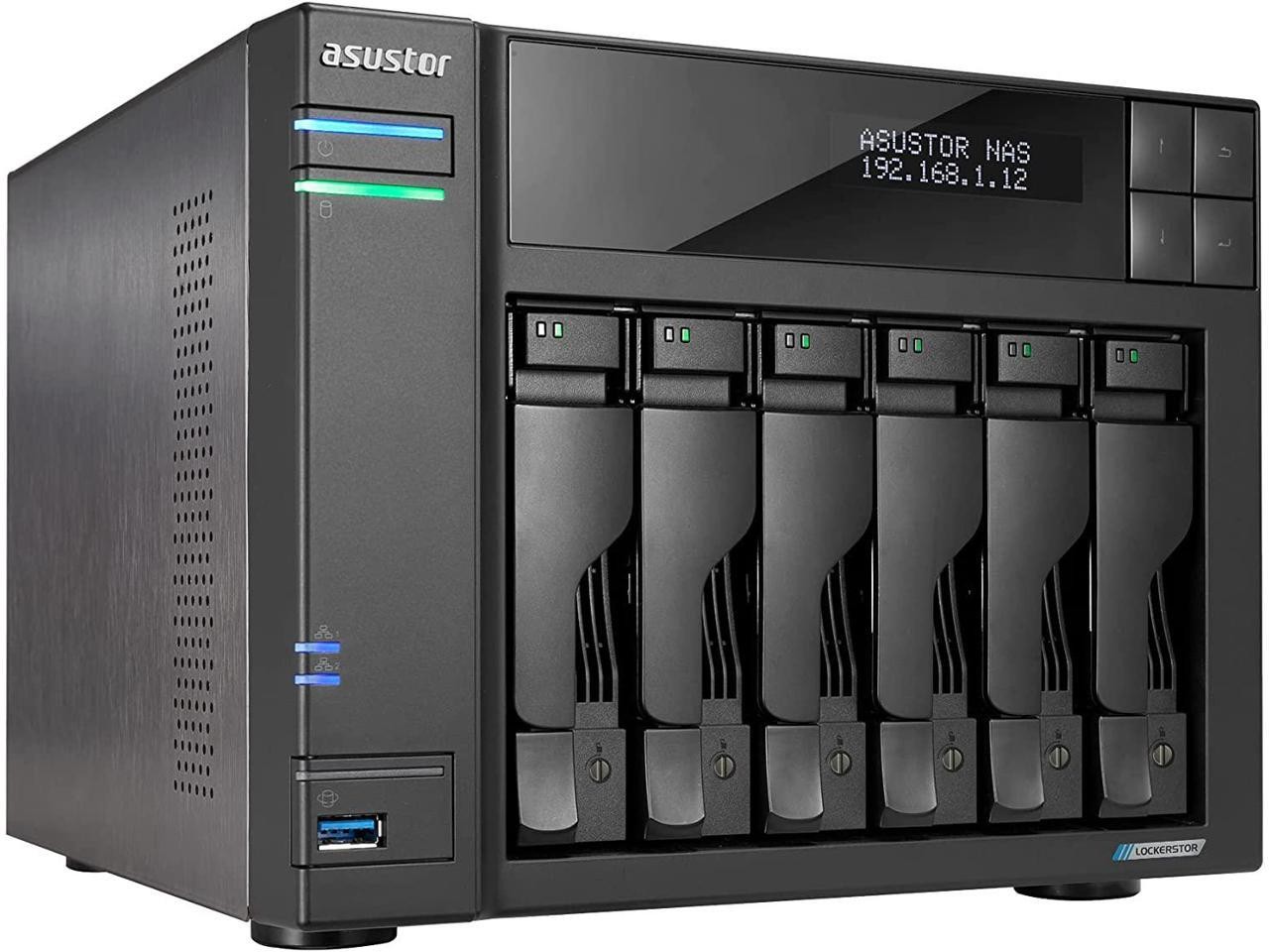 ASUSTOR Lockerstor 6 AS6706T SAN/NAS Storage System