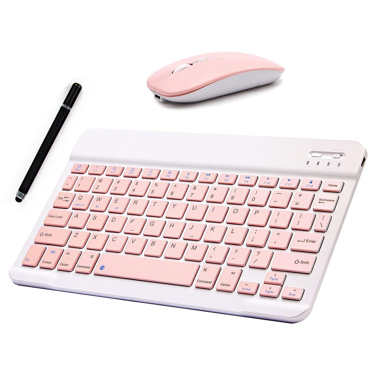 WITH Wireless Bluetooth Keyboard Mouse Touch pen For PC Laptop iPad Tablet