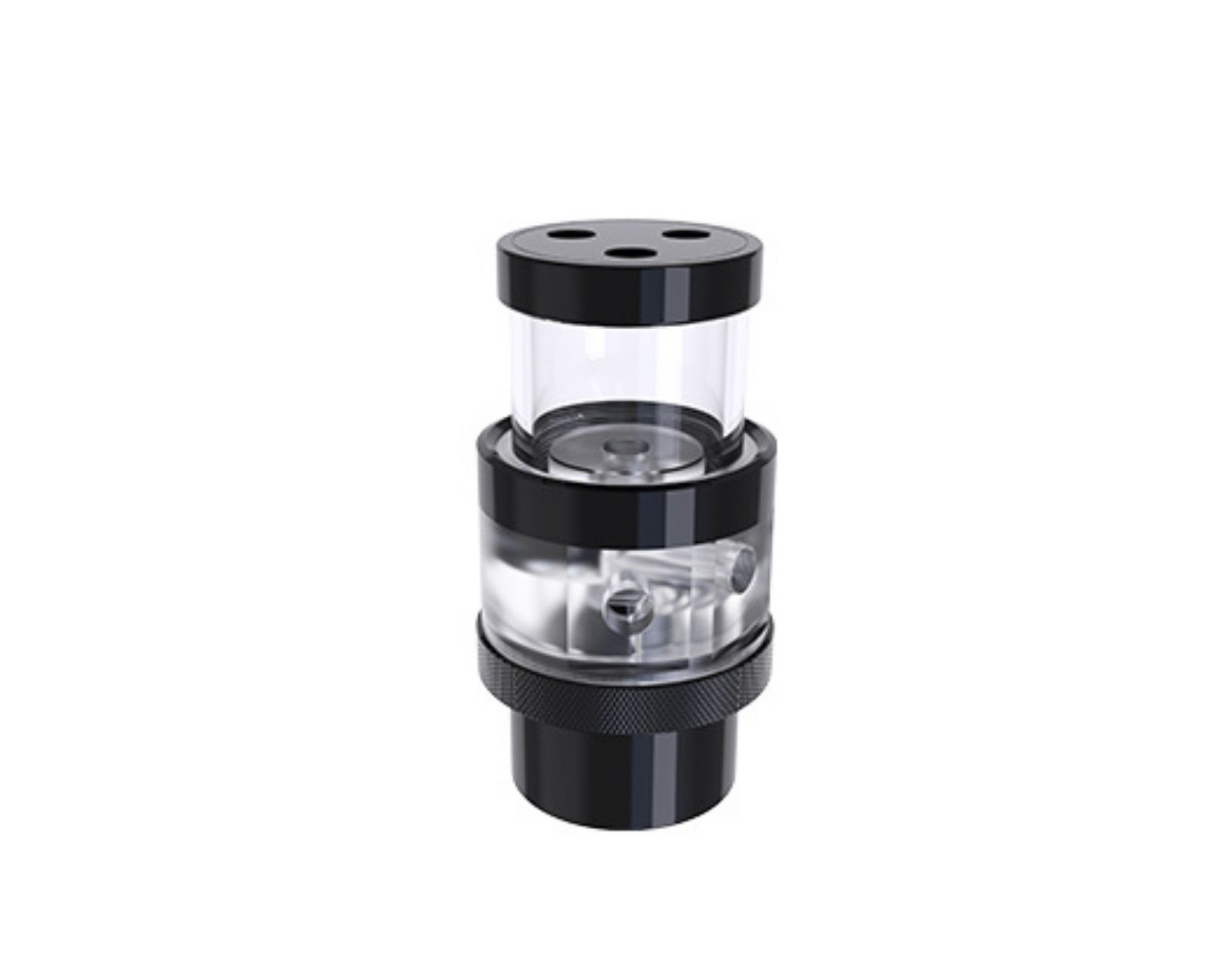 Bykski Complete CP-D5PM-V2 Pump / PMMA Reservoir Combo, Armored Black - with ...