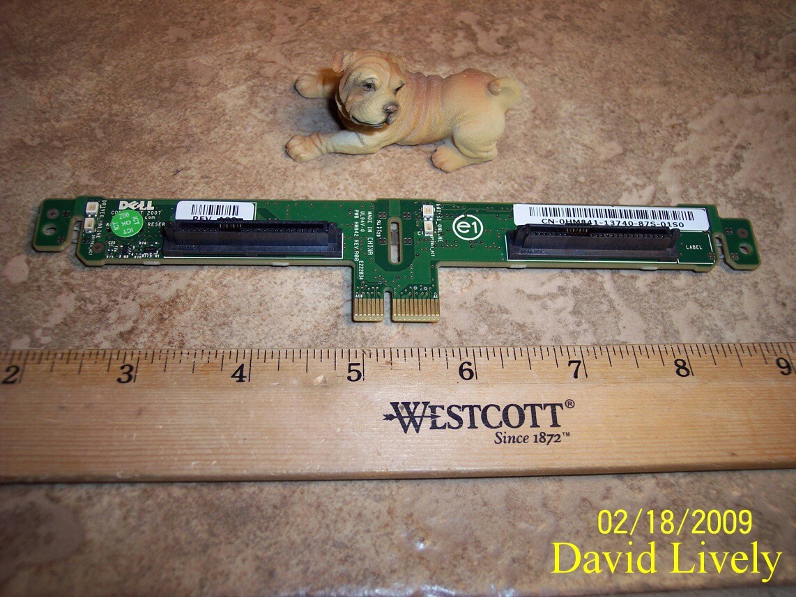 2x Lot Dell HM841 Poweredge M600 M605 2X SATA Backplanes CN-0HM841 PEM600 PEM605