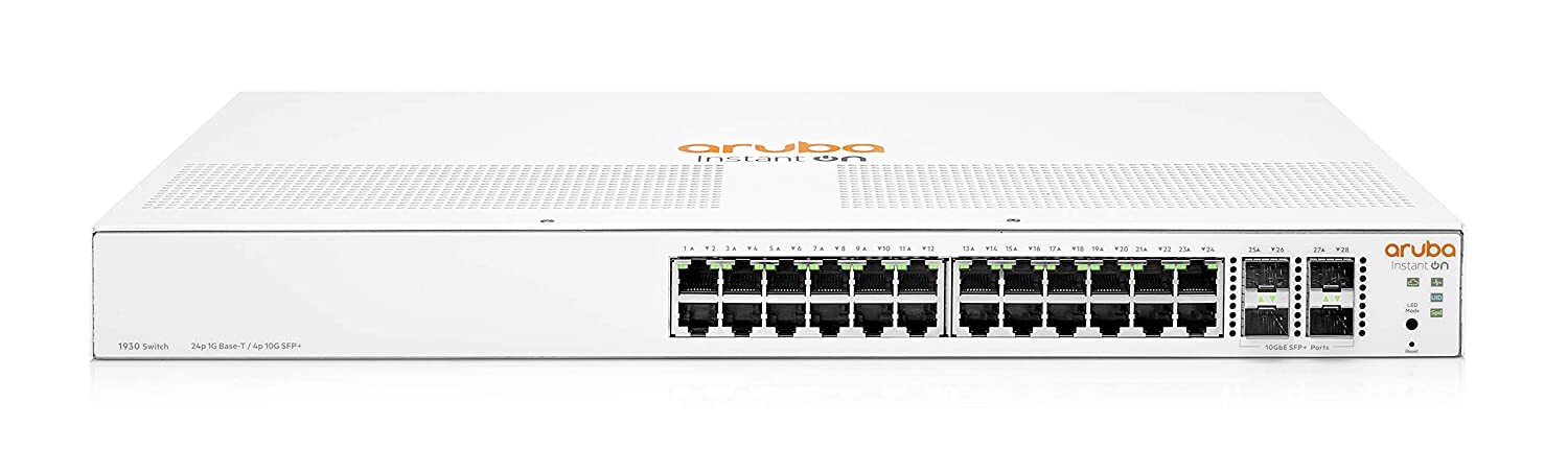 HPE Instant On 1930 24-Port Gb Ethernet 24xGE Smart Switch US Cord JL682A#ABA