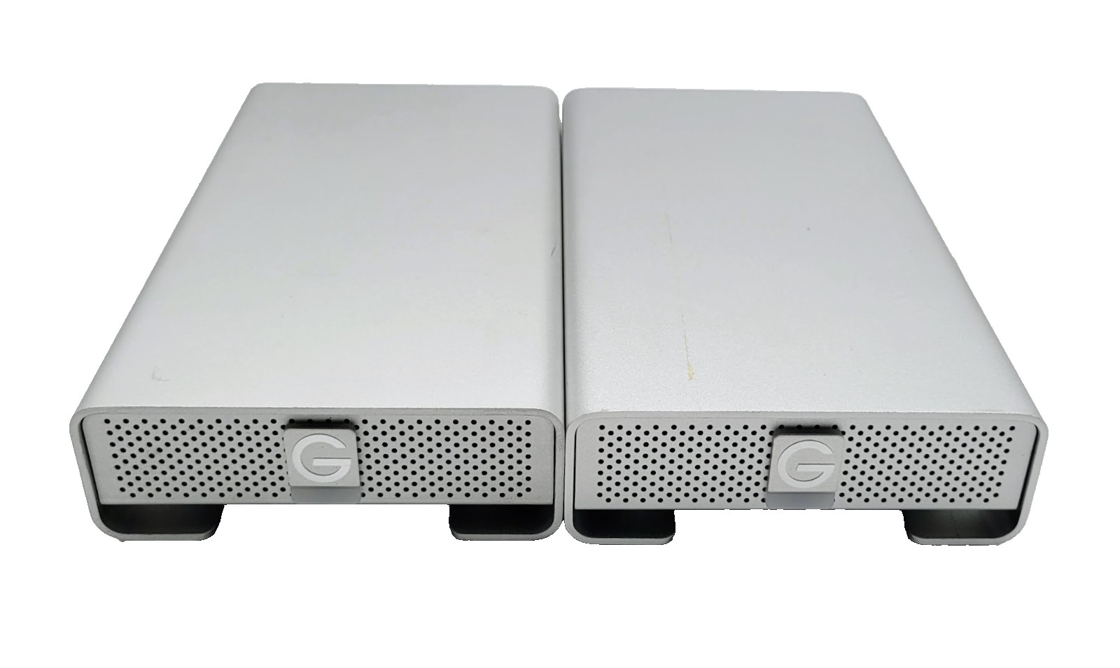 Lot of 2 G-Technology G-Drive 1TB Desktop External Hard Drive /no Power adapter