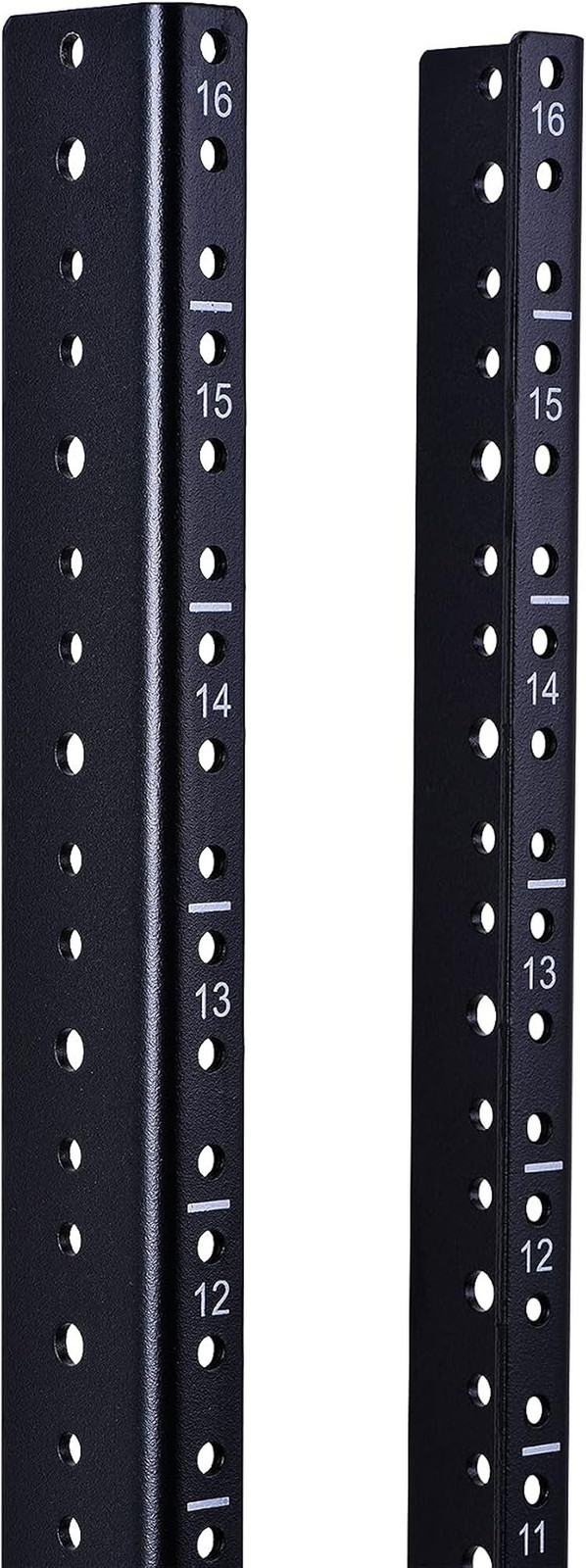 16U Vertical Server Rack Rail Pair Kit, DIY Rack Build, 12-24 Screws X64