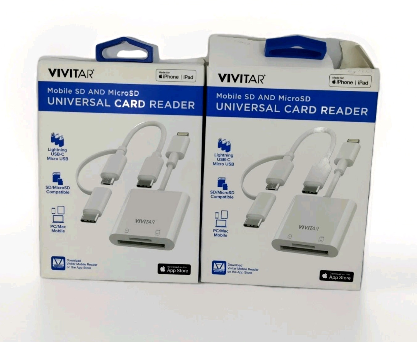 2 - Vivitar Mobile SD and MicroSD Universal Card Reader White MOV4016 V1