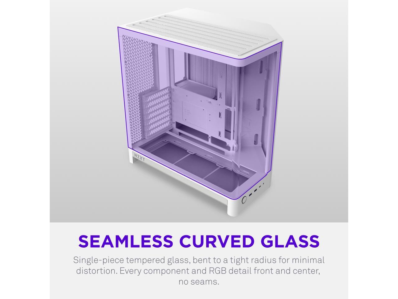 H6 (2026) Compact Dual-chamber ATX Case All White NZXT