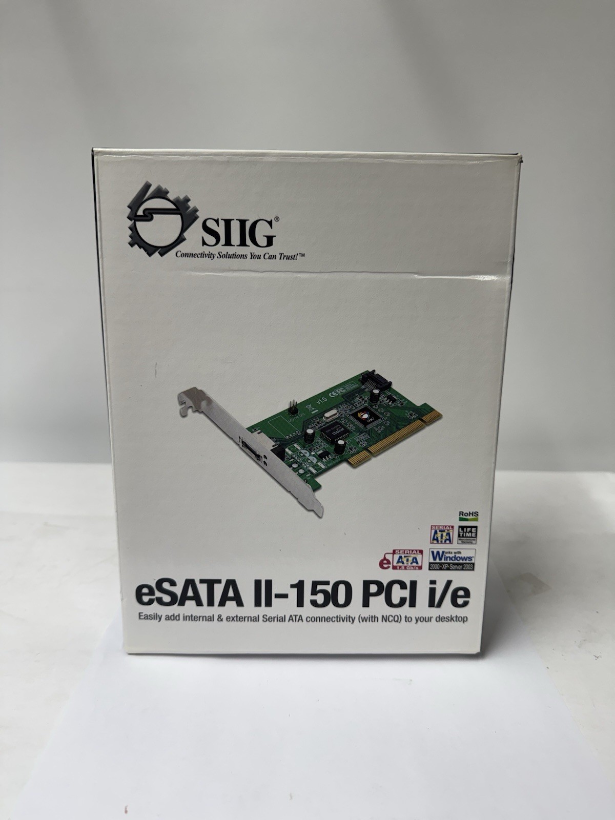 SIIG eSATA II-150 PCI i/e Storage Controller SATA 1.5Gb/s PCI SC-SA1012-S1