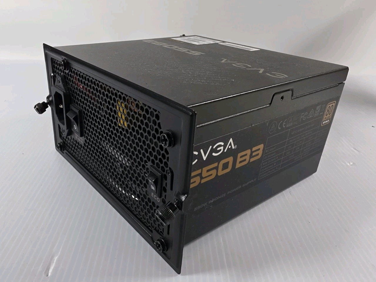 EVGA 220-B3-0550-V1 550W B3, 80+ Bronze, Fully Modular ATX Power Supply