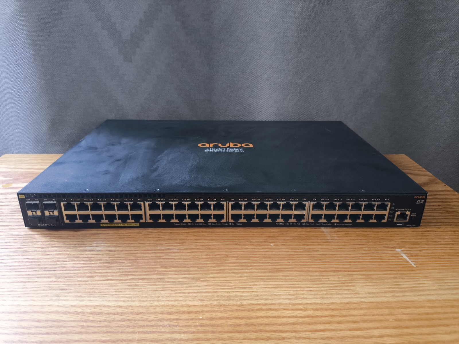 HPE Aruba 2540 (JL357A) 48 Port Rack Mountable Ethernet Switch