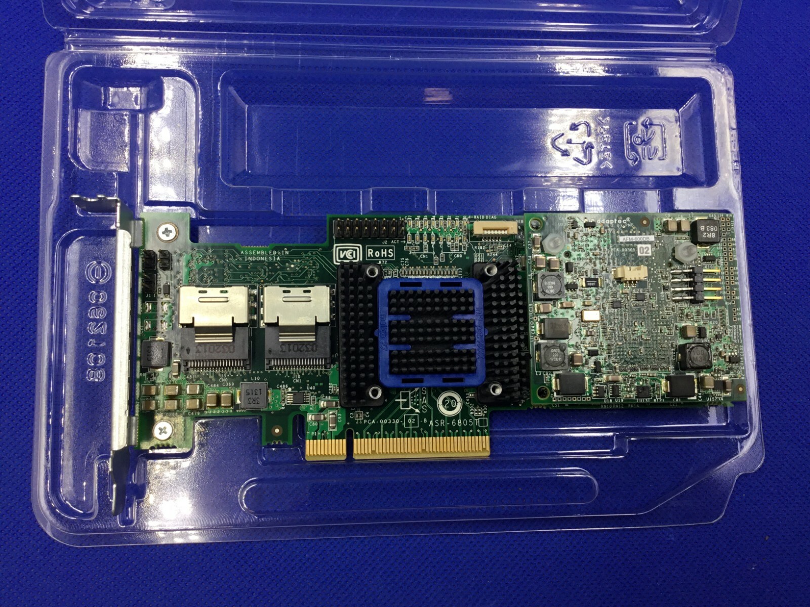 ASR-6805T Adaptec 512MB 6Gb/s SATA/SAS 8 Port RAID Controller