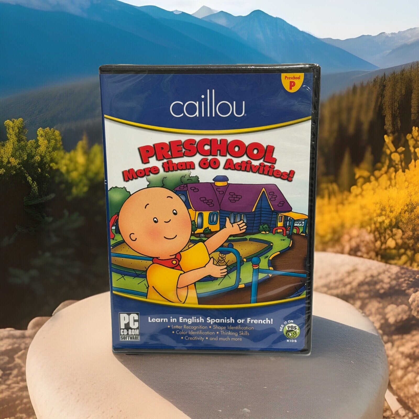 Caillou: Preschool More Than 60 Activities  [PC CD-ROM Software] PBS NEW SEALED